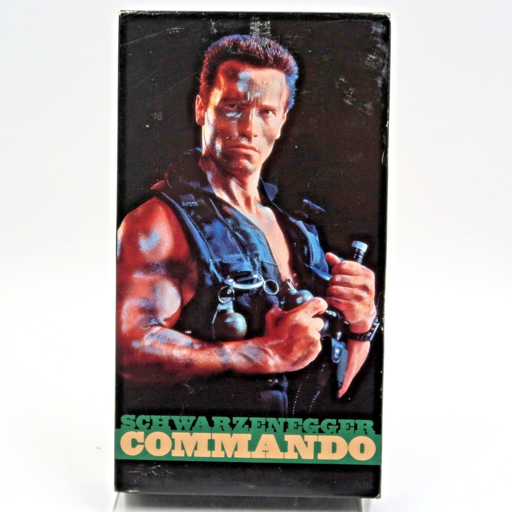 Commando VHS Tape (20th Century Fox, 1985; VHS) Arnold Schwarzenegger